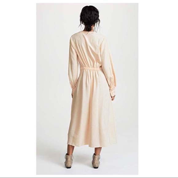 VINCE LONG SLEEVE MIDI DRESS - Picture 5 of 8